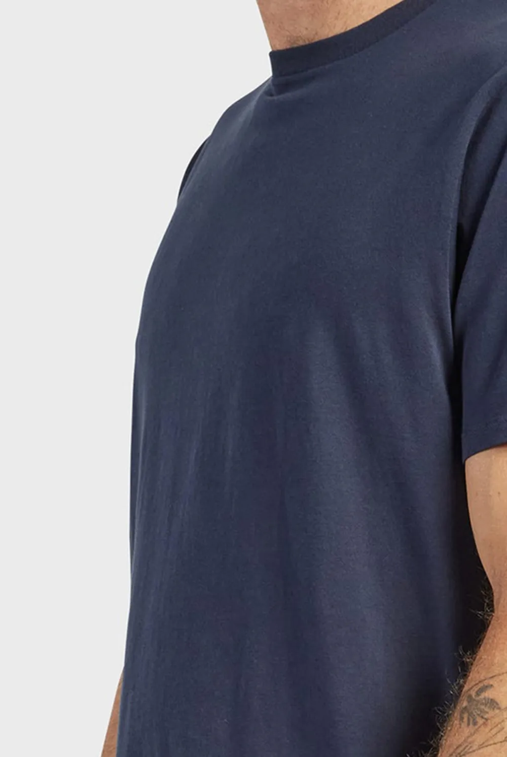 Short Sleeve Crew Neck Basic Tee