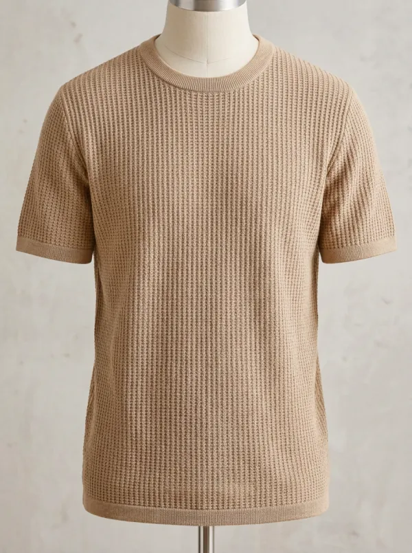 Refined Easy- Men's Knit Crew-Neck T-Shirt