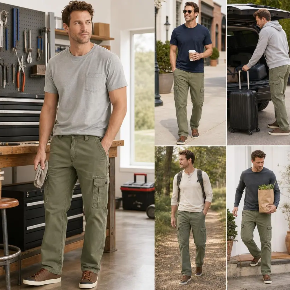 Men’s Straight Leg Cargo Pants
