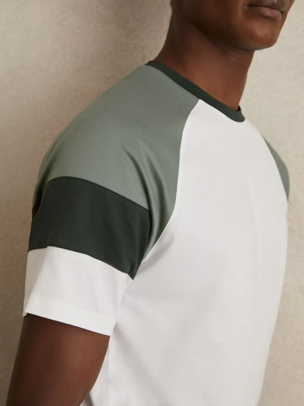 Men's Round Neck Mercerized Cotton Short Sleeves