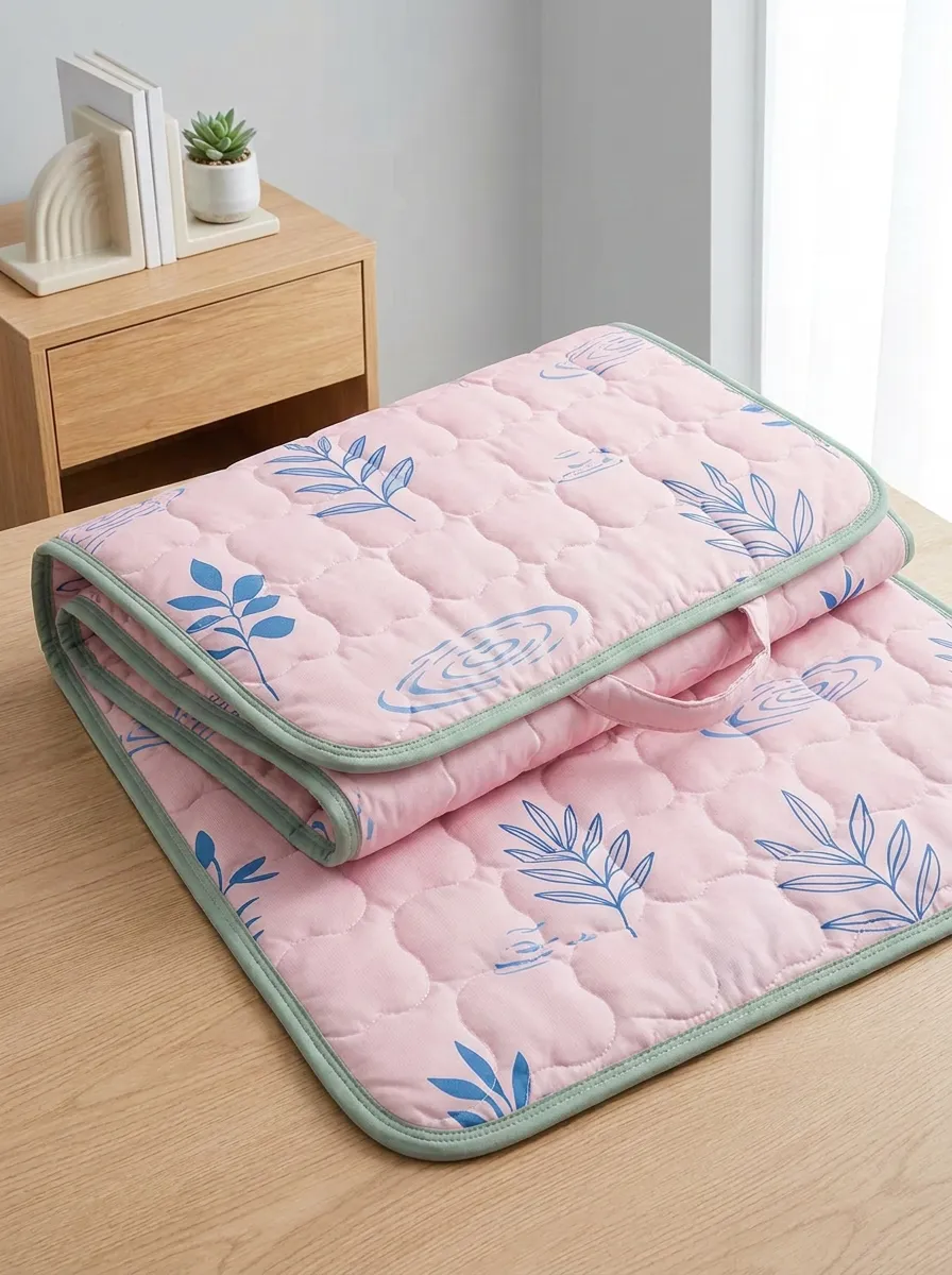 Comfort Summer Cooling Leaf Pattern Pattern Cooling Mat