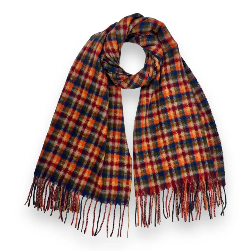 Puzzle Print Winter Scarf
