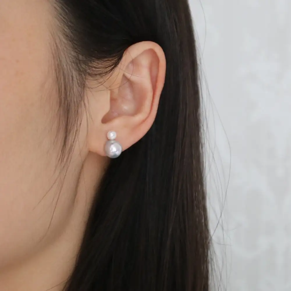 Classic Convertible Pearl Drop Earrings