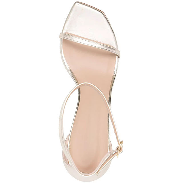 Celestia Square Toe Low Heel Sandals