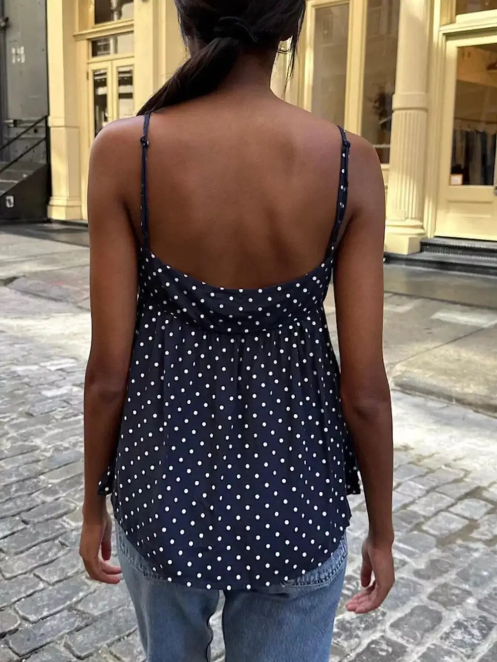 Polka Dot Flowy V