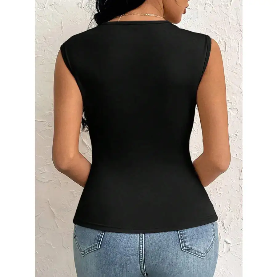 Slit Asymmetrical Tank Top