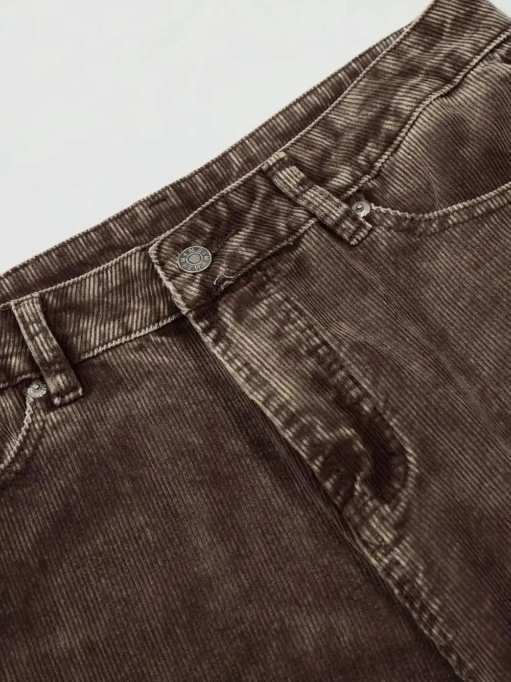Refined Men's Wide Leg Corduroy Pants