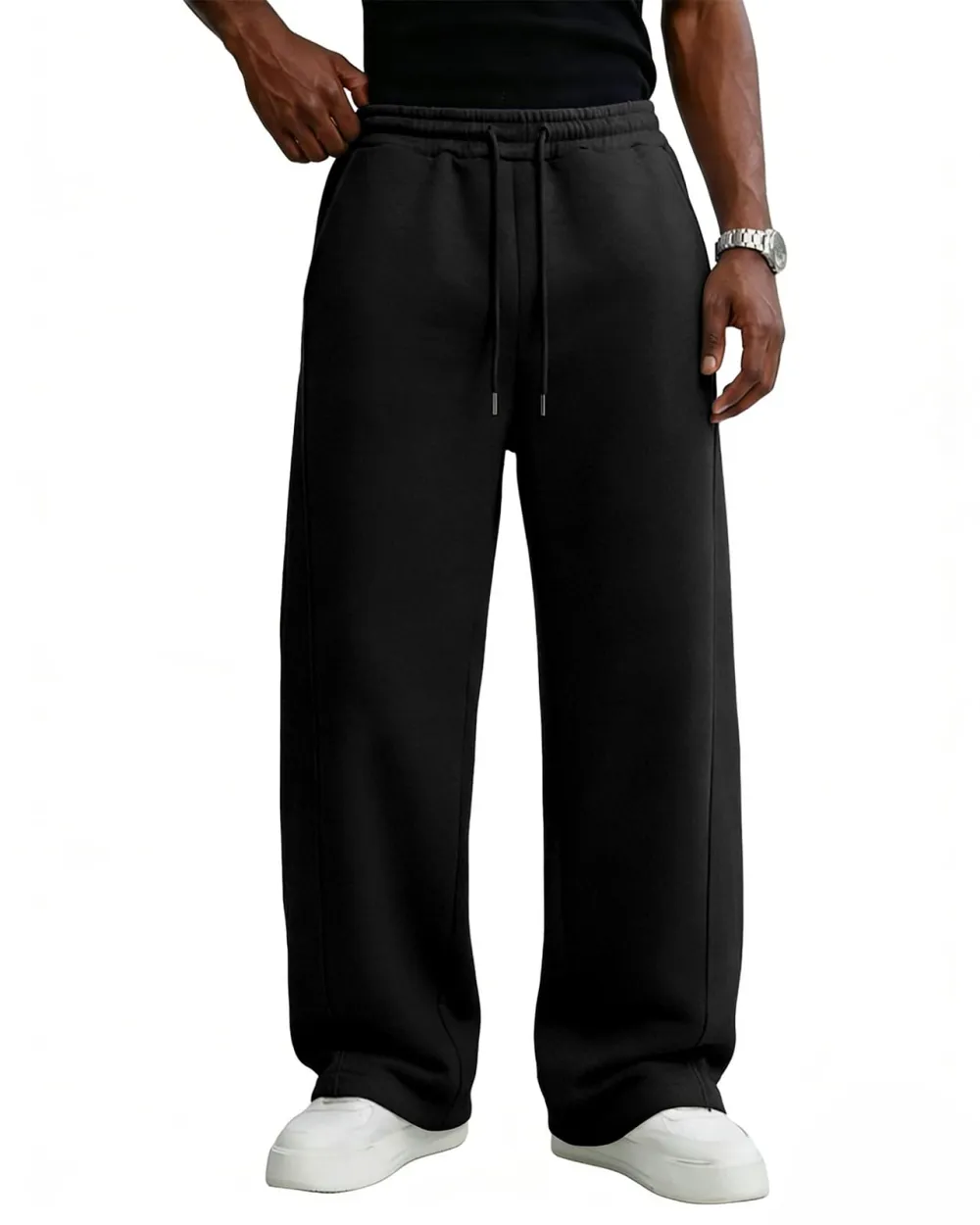 Men's Baggy Sweatpants - Black