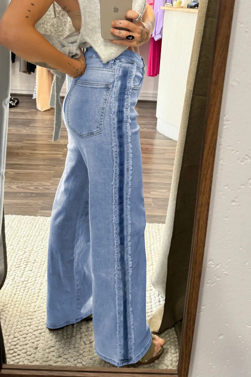 Patchwork Denim Jeans