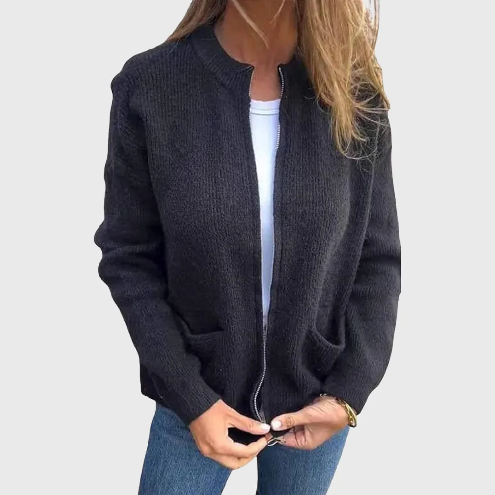 Zip Front Everyday Cardigan