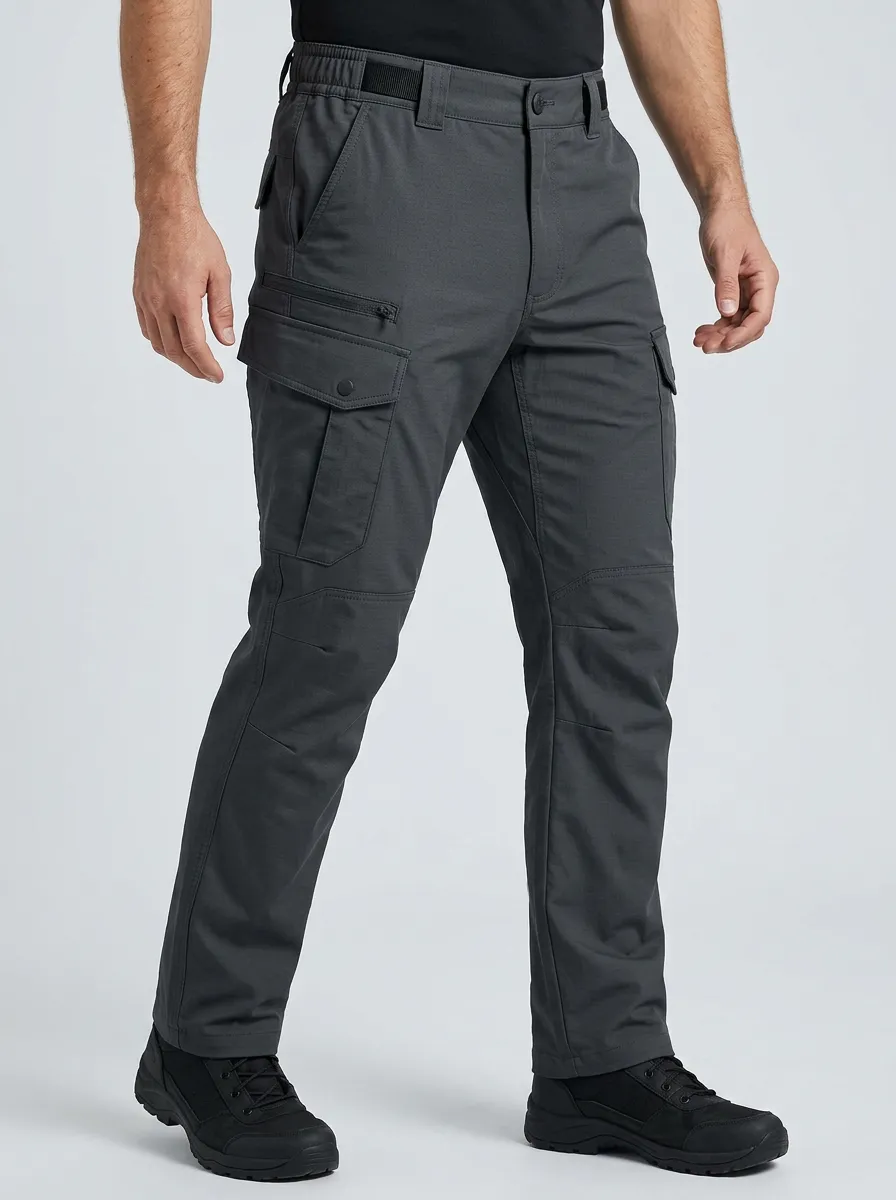 Men's Reinforced-Knee Outdoor Cargo Pants