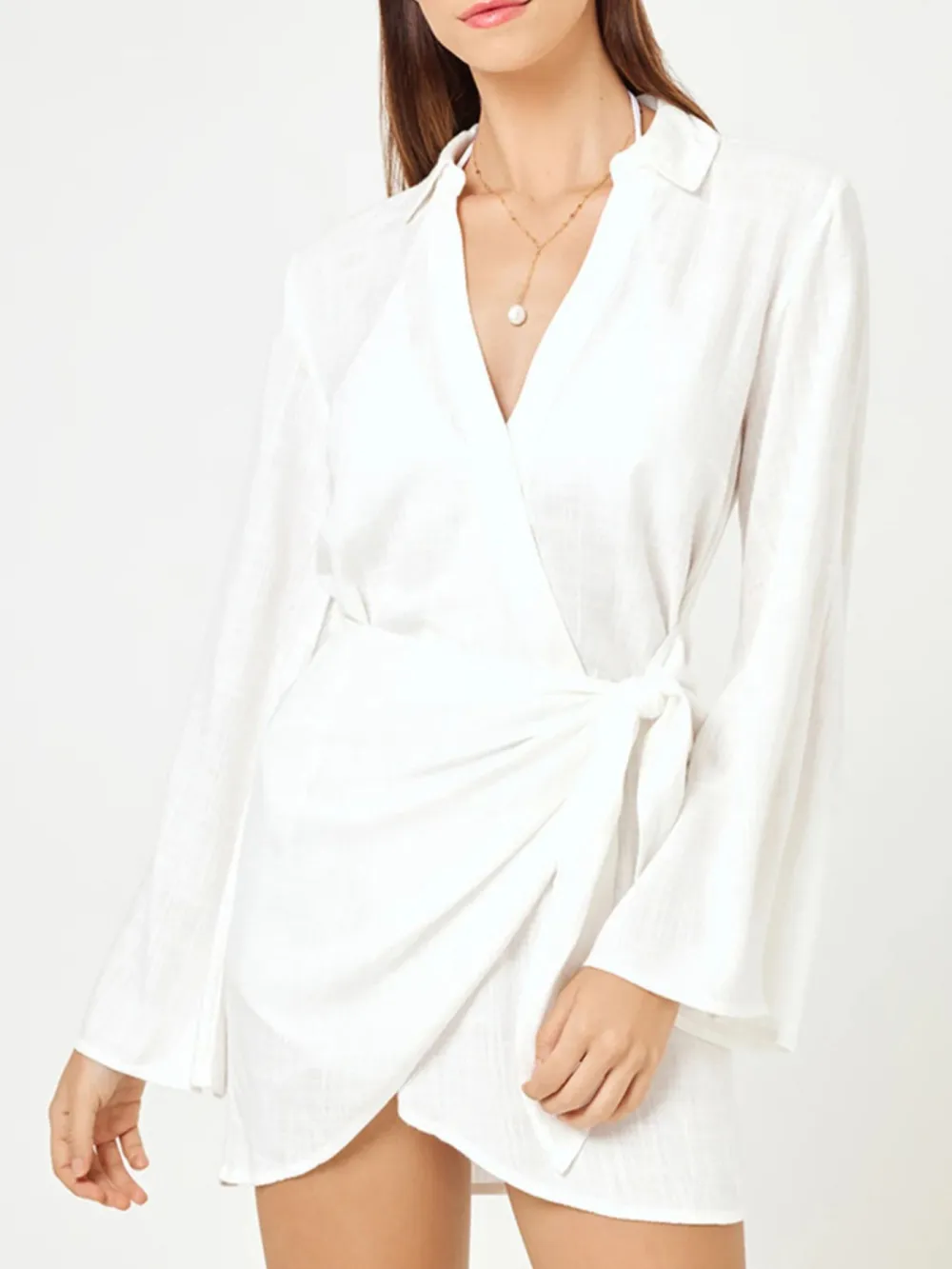 Clean Line Long Sleeve Dress