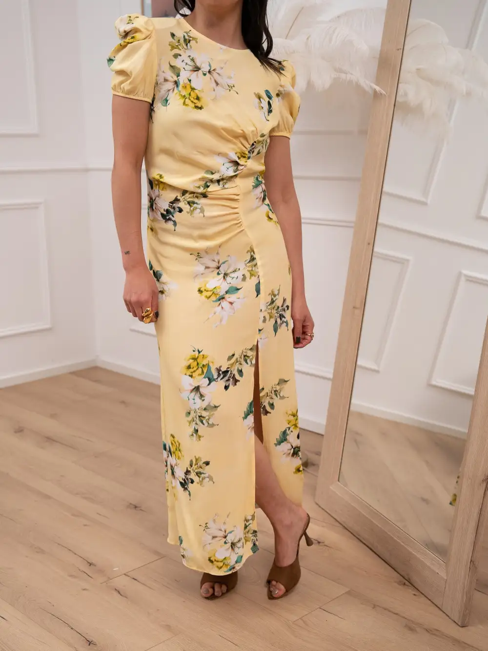 Aura Maxi Ruched Dress