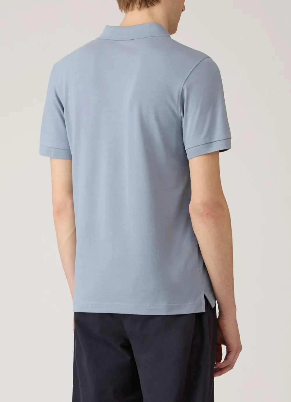 Essential Everyday Slim Fit Cotton Pique Short Sleeve Polo Shirt
