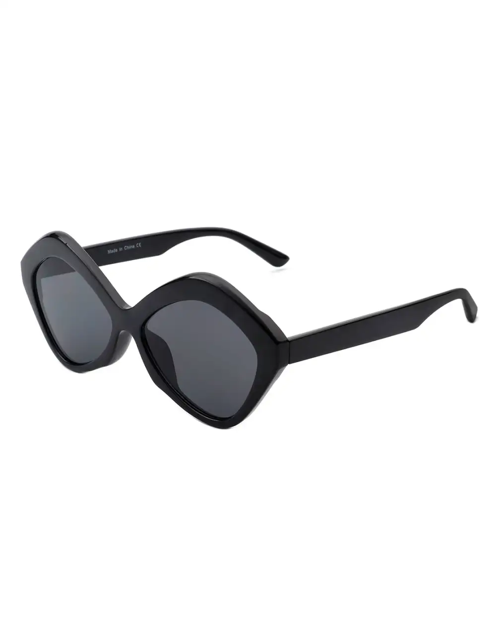 Cat Eye Geometric Frame Sunglasses