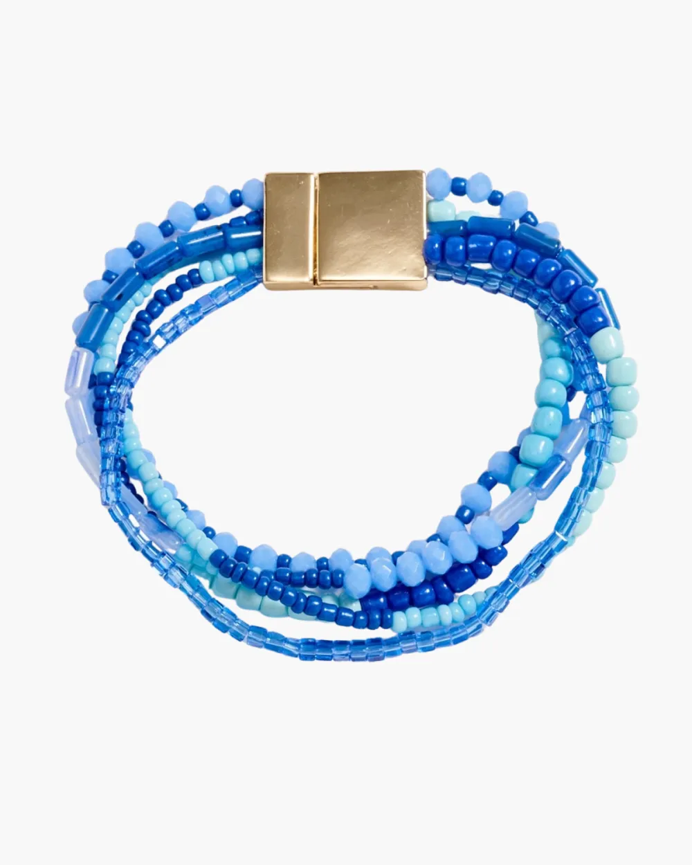 Textured Beaded Boho Stack Bracelet