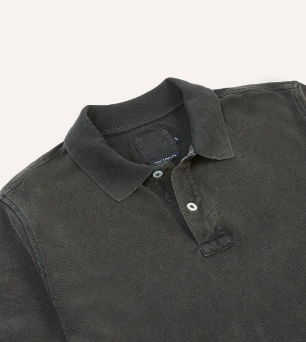 Olive Green Short Sleeve Polo Shirt