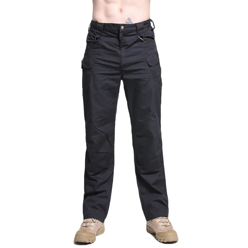 Men's Lightweight Pants, Cargo Pants Men, Linen Pants Men Men's Solid Color Multi-Pocket Washed Overalls Outdoor Casual Pants Trousers Men's pure cotton pants