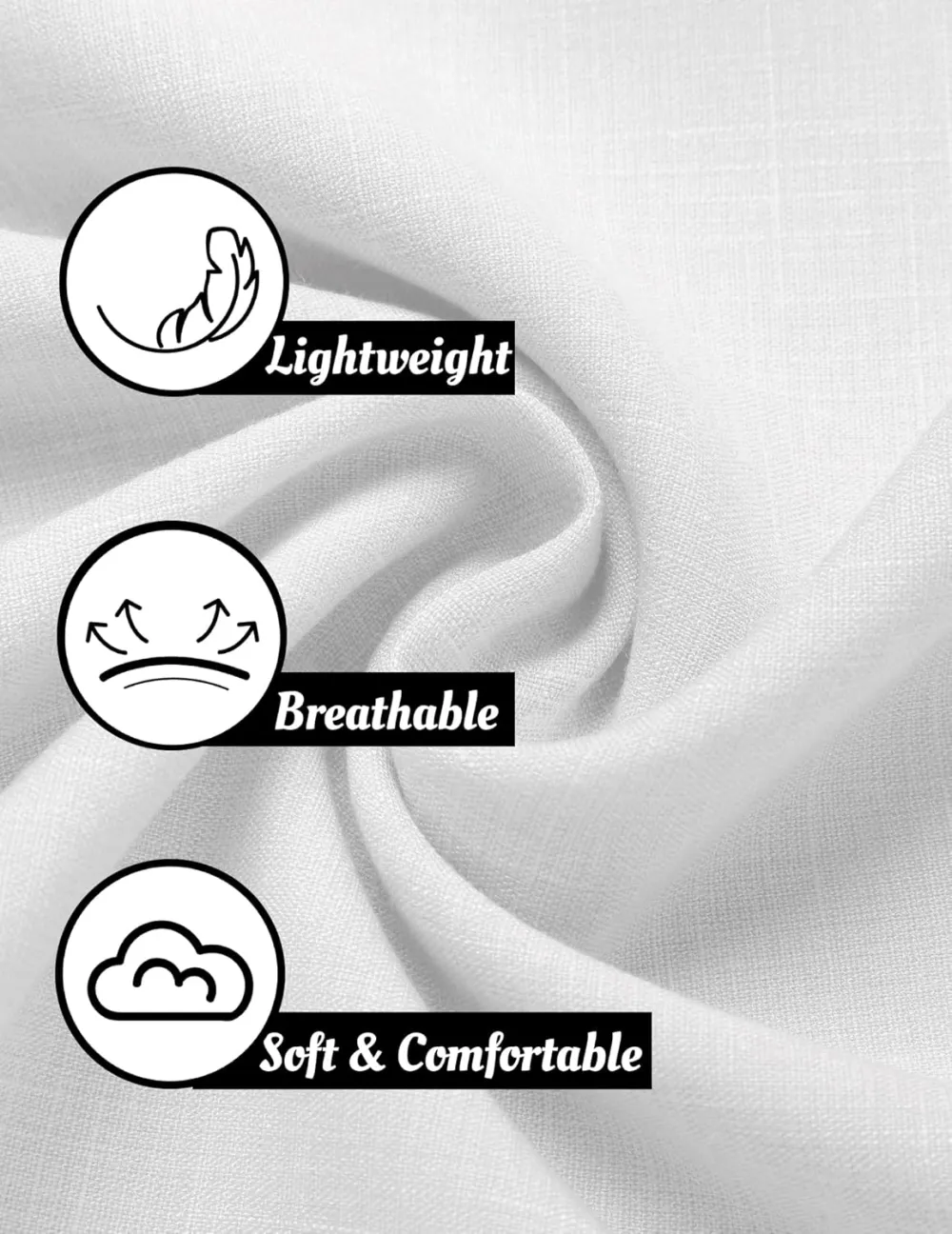 Men's Linen Shirts Short Sleeve Casual Shirts Button Down Shirt for Men Beach Summer Wedding Shirt