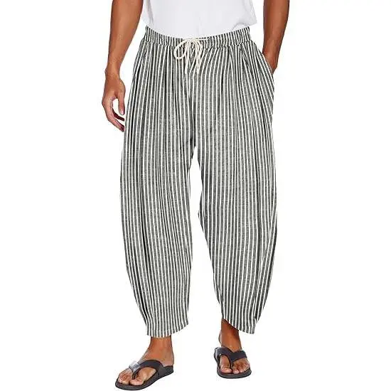 Men's Cotton Linen Harem Pants
