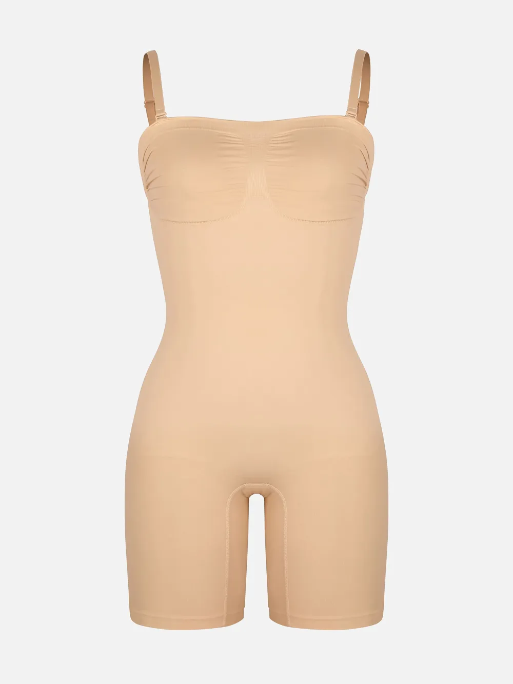 Seamless Strapless Shaping Bodysuit