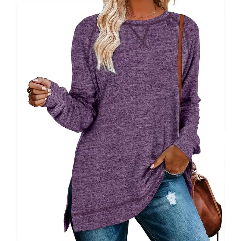 Tunic Tops for Women 2025 Long Sleeve Shirts for Leggings Loose Fit Sweaters