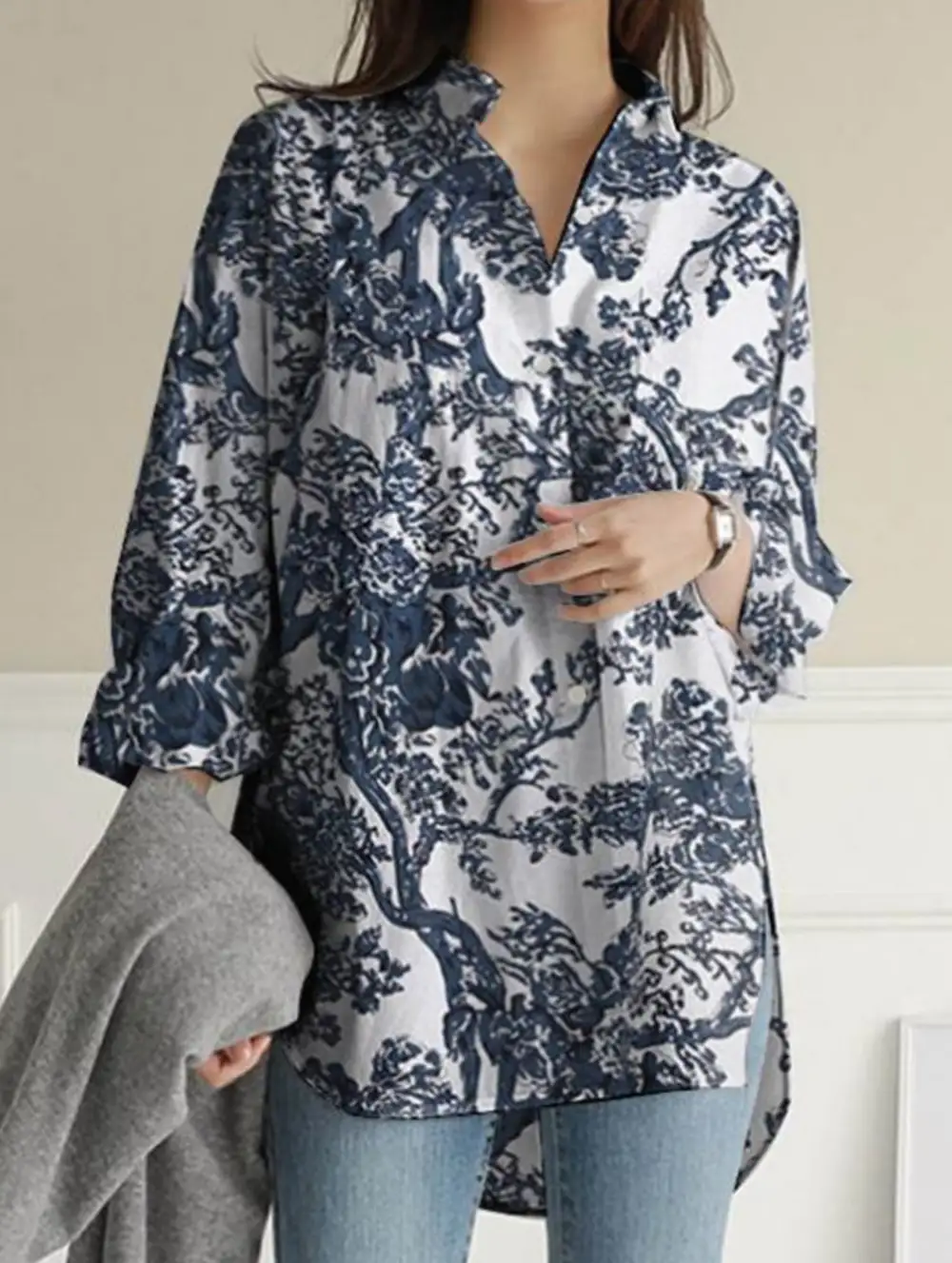 Digital Printed Irregular Shirt