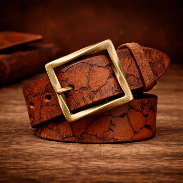 Crack Texture Vintage Belt