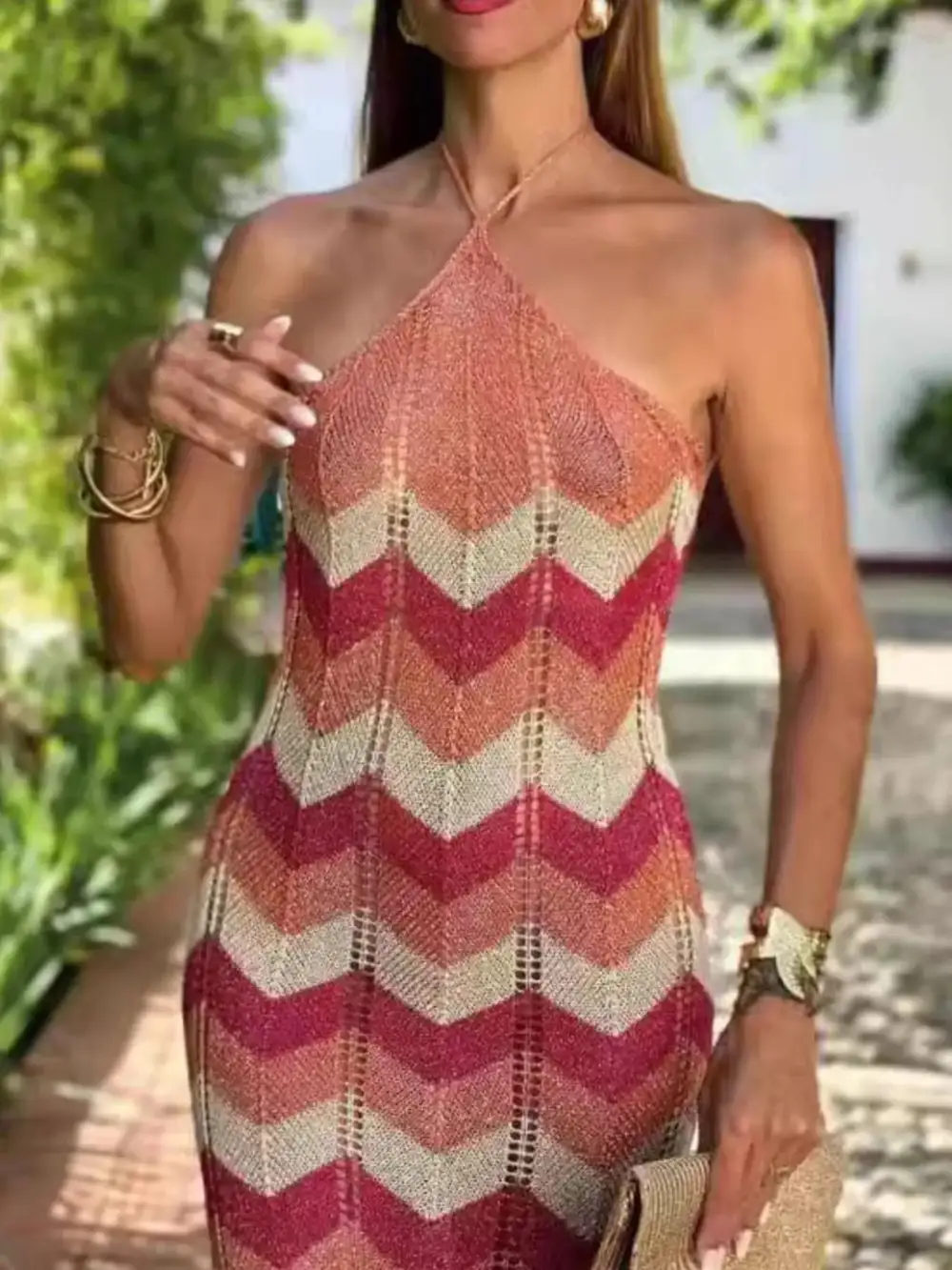 Chevron Sweater Dress
