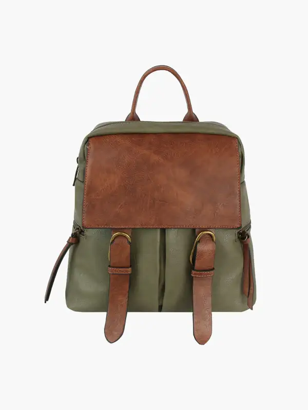Textured Travel Backpack Purse