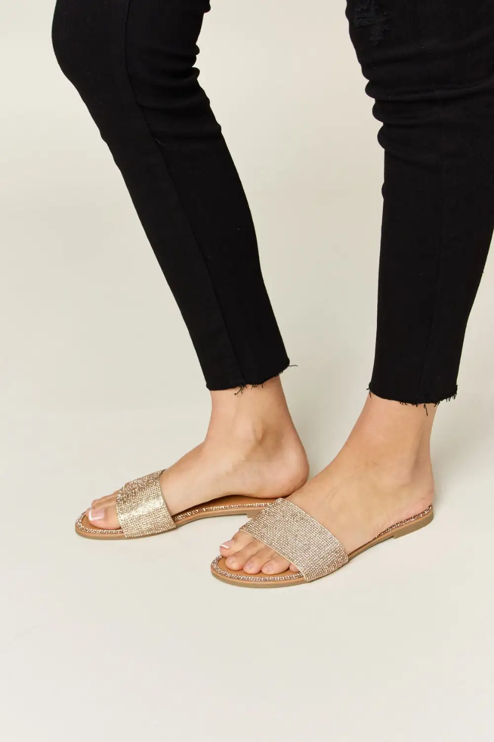 Everyday Flats Rhinestone Sandals