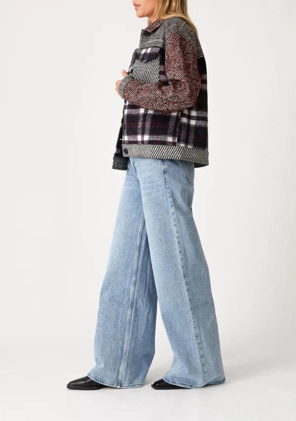 Plaid Long Sleeve Jacket