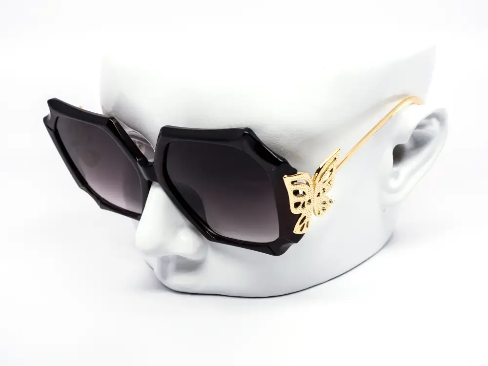12-Pack Oversized Butterfly Gradient Sunglasses