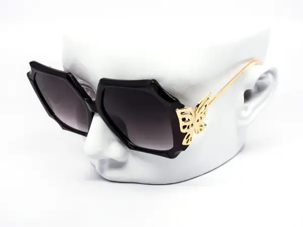 12-Pack Oversized Butterfly Gradient Sunglasses