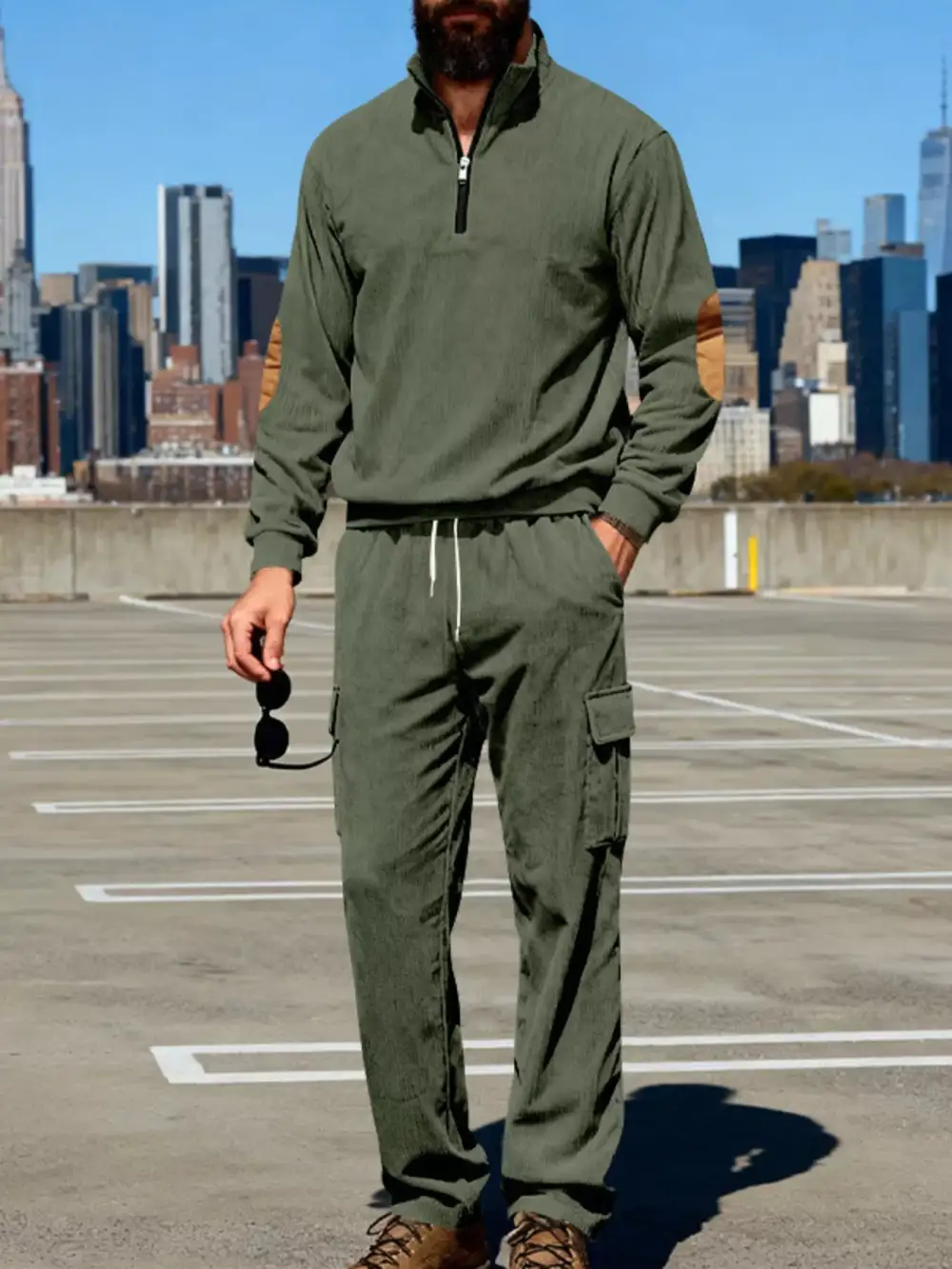 Men's Full Size Casual Long Sleeve Top