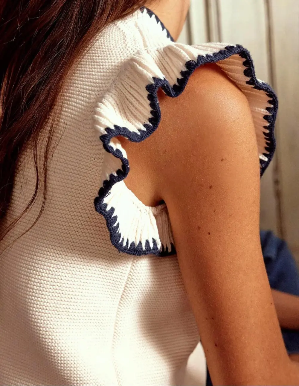 Lena Stitch Detail Casual Vest