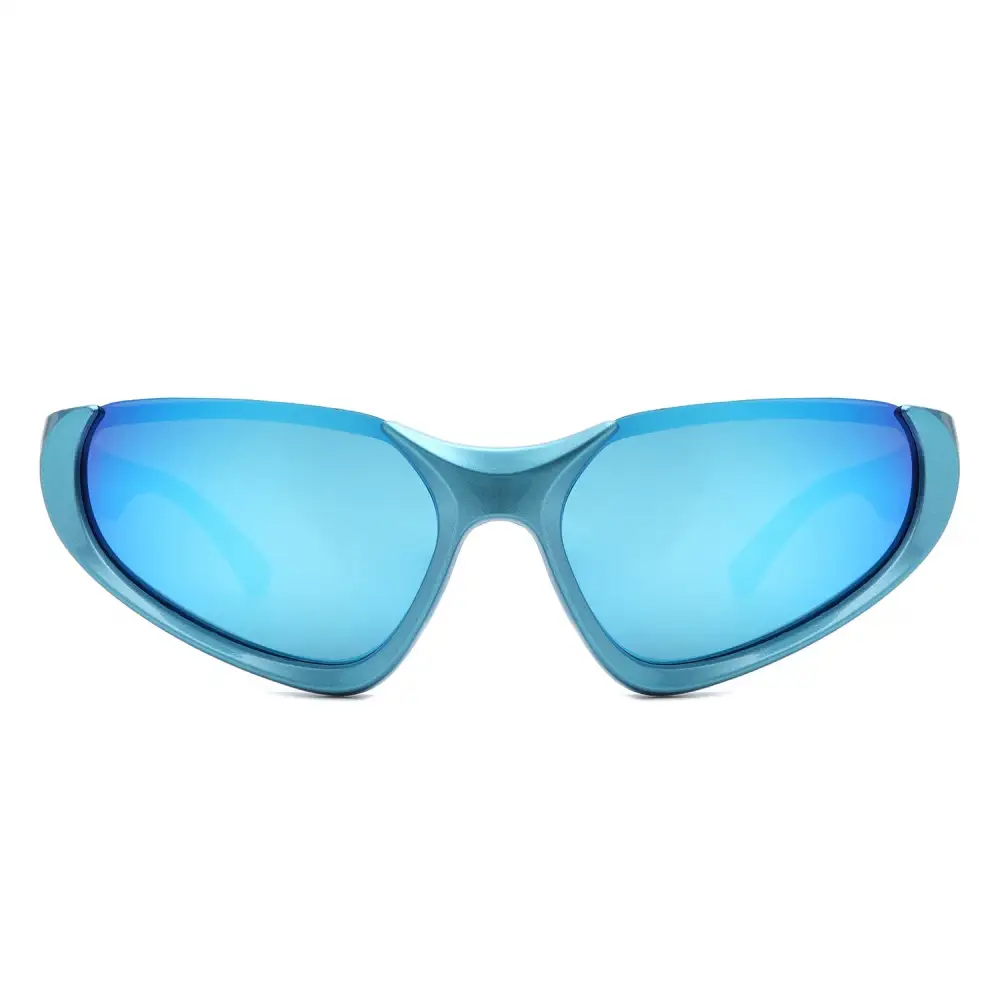 Rectangle Round Frame Sunglasses
