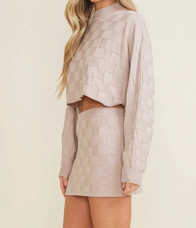 Batwing Sleeve Knit Sweater