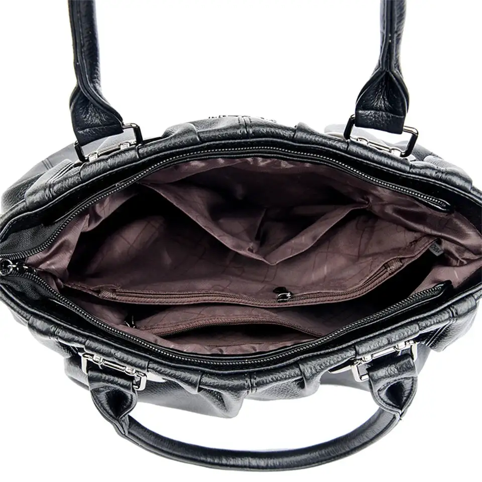 Versatile Structured Soft Tote Bag