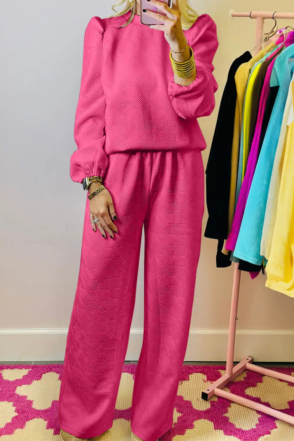 Sleeve Pants Soft Pants Lounge Set
