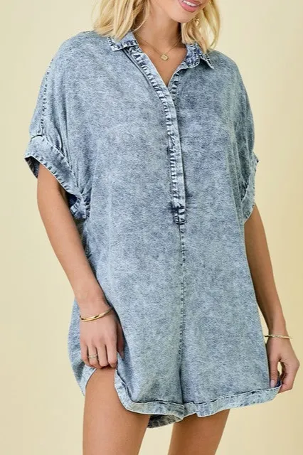 Textured Relaxed Everyday Romper