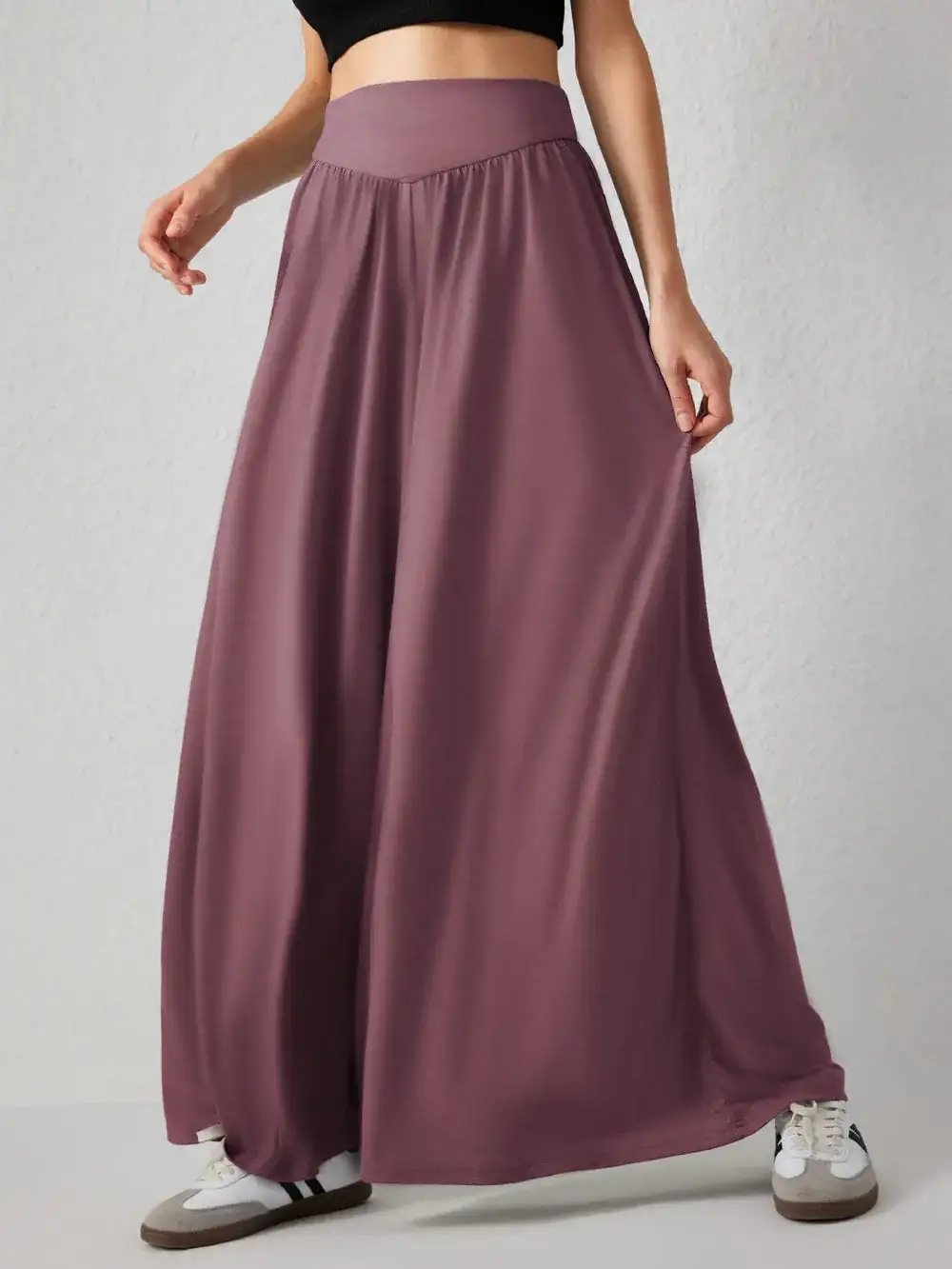 Flowy High Waist Wide Leg Pants