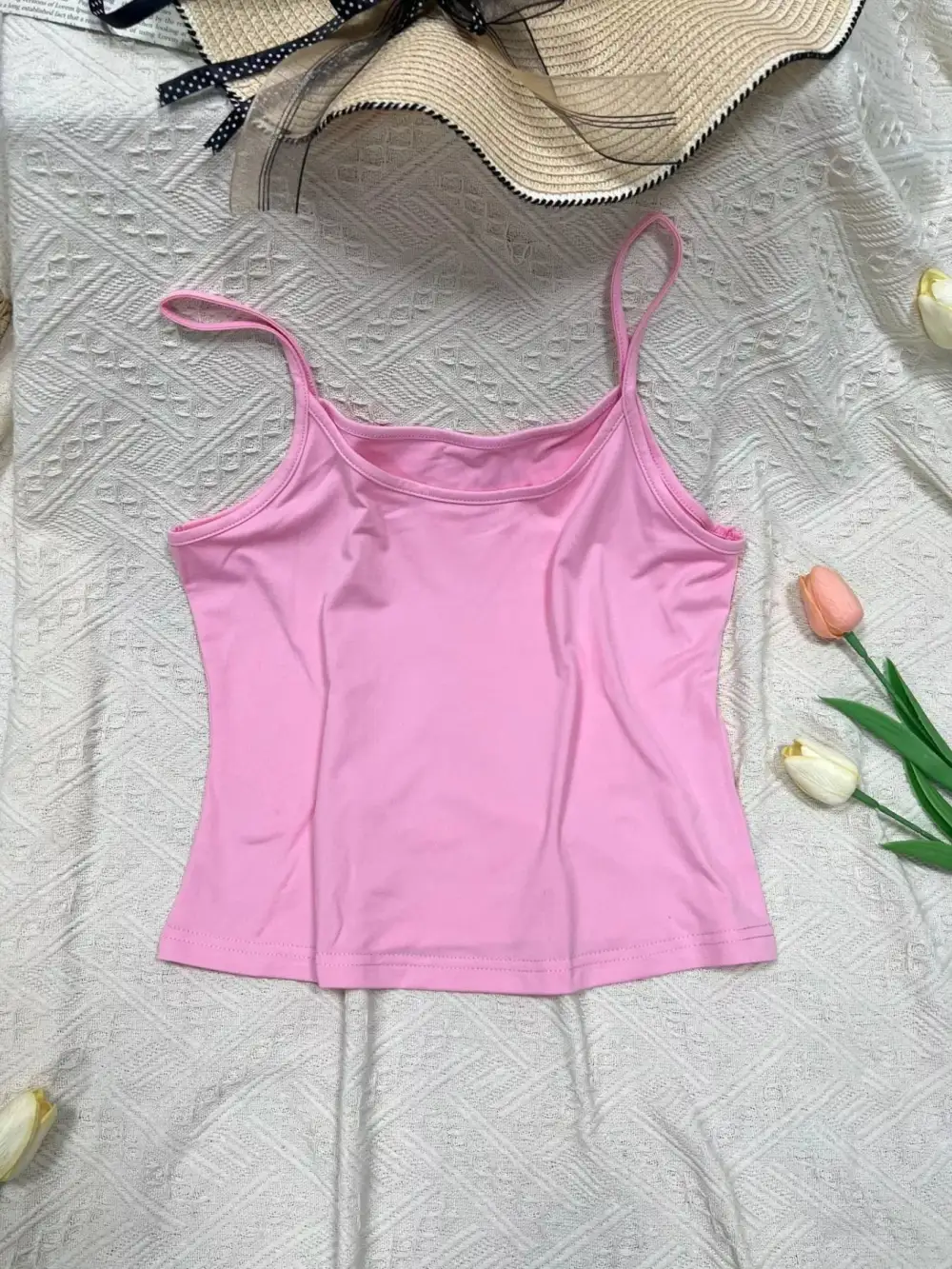 Solid Color Scoop Neck