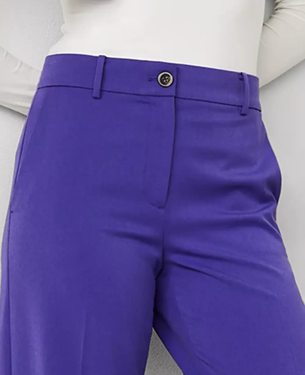 Purple Perfect Wide-Leg Pant
