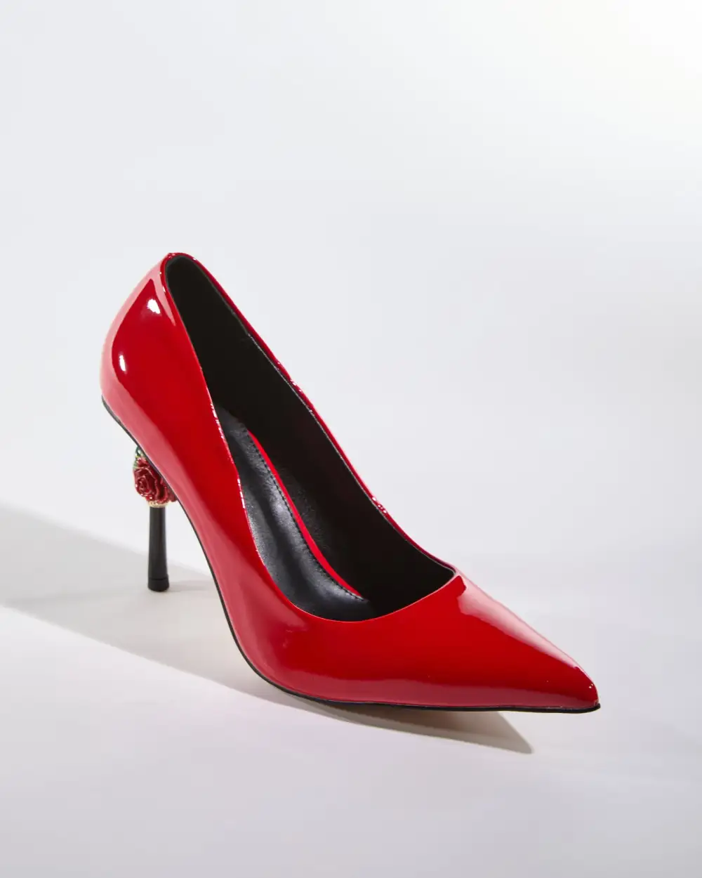 Rose Heels in Red