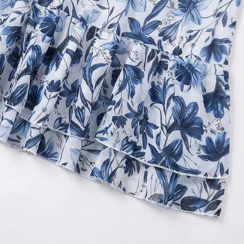 Floral Skirted Swimsuit Set