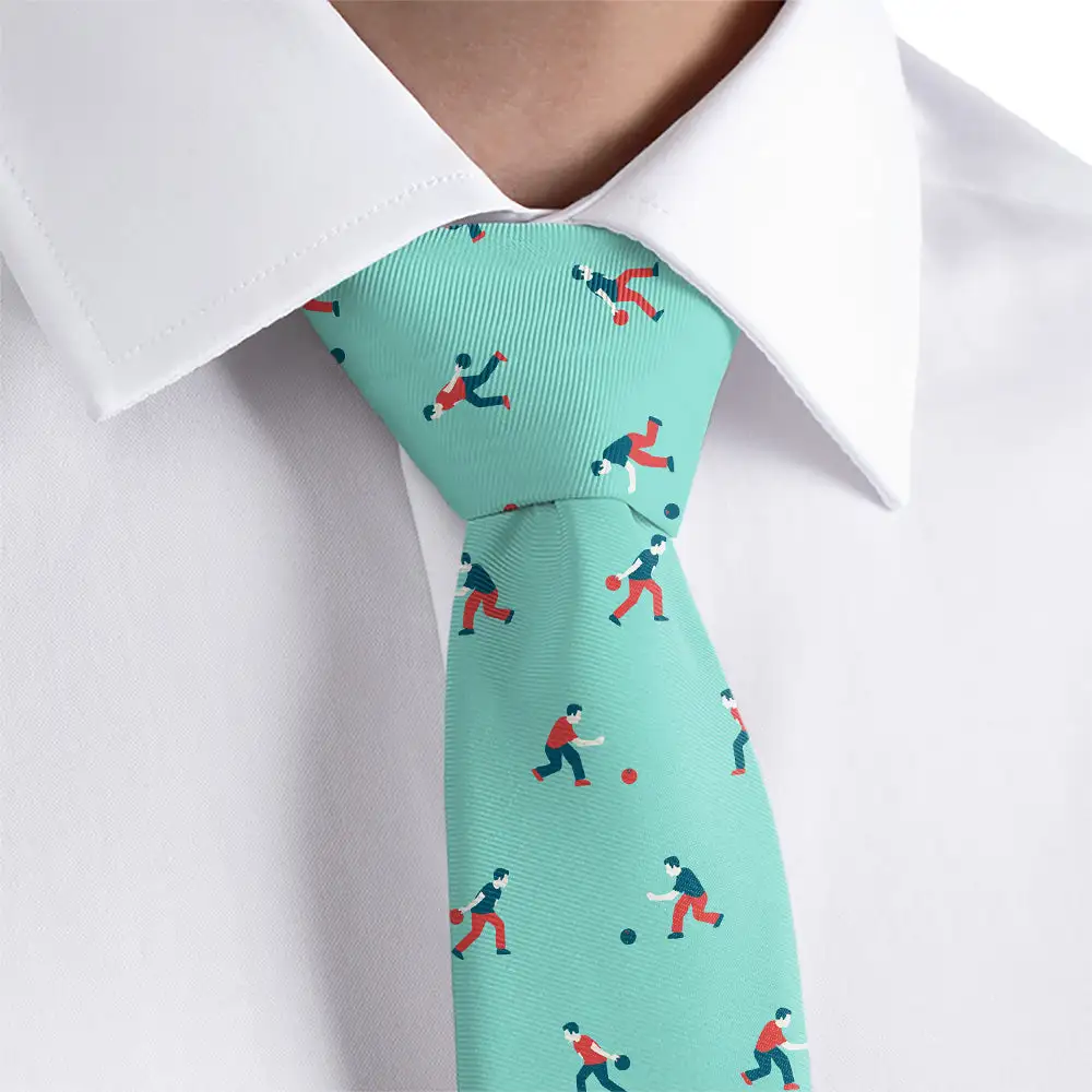 Bowling Pattern Necktie