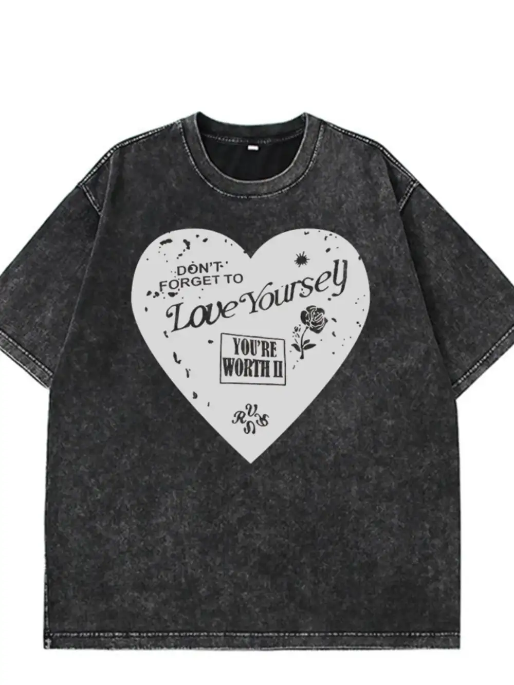 Easy-Wear Round-Neck Short-Sleeve T-Shirt
