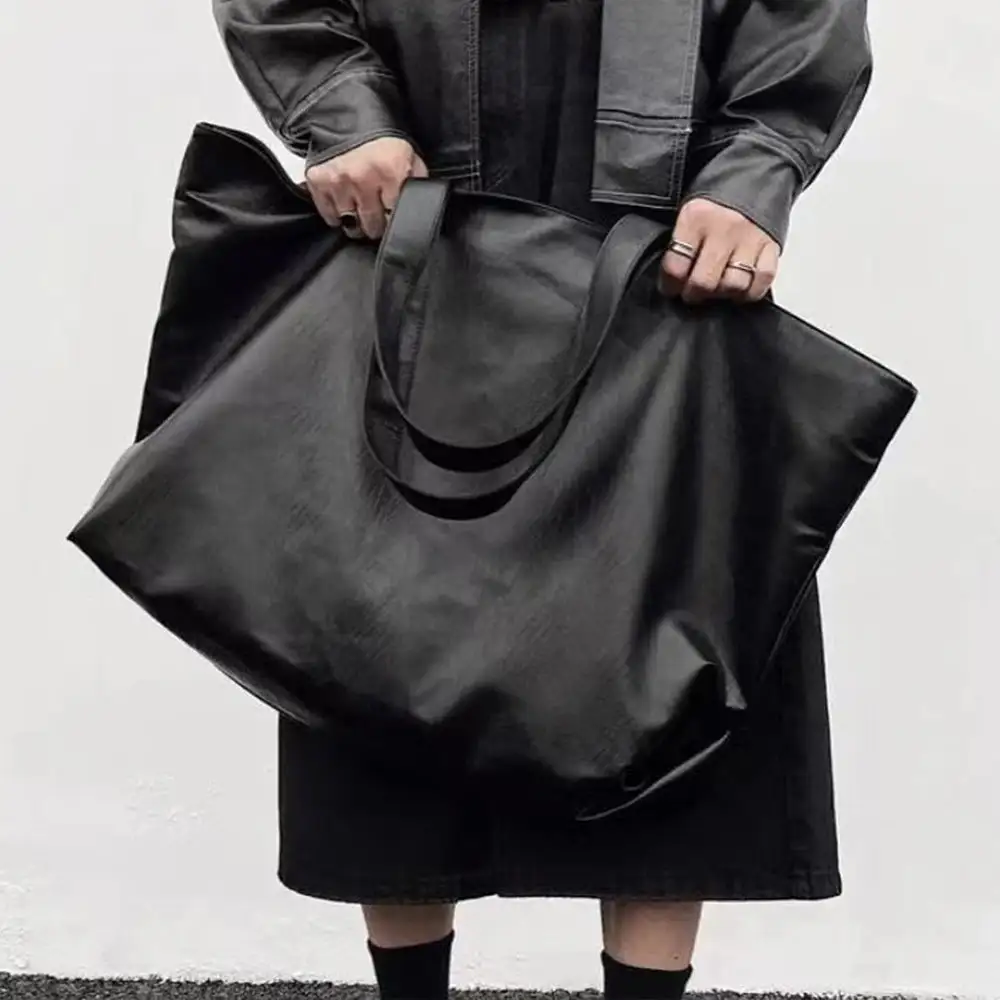 Modern Structured Soft Tote Bag