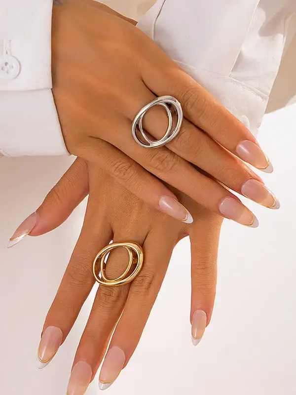Geometric Casual Vintage Ring